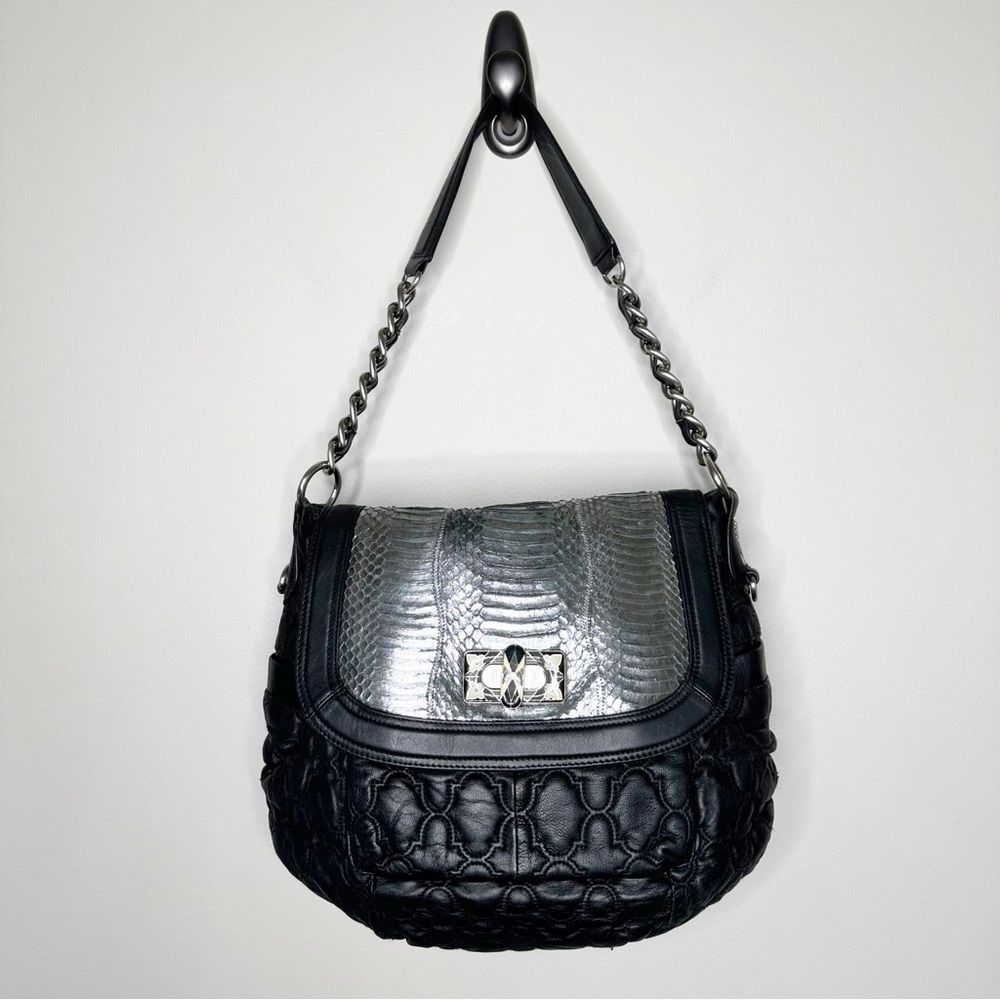 Chi by Carlos Falchi Quilted Leather Bag